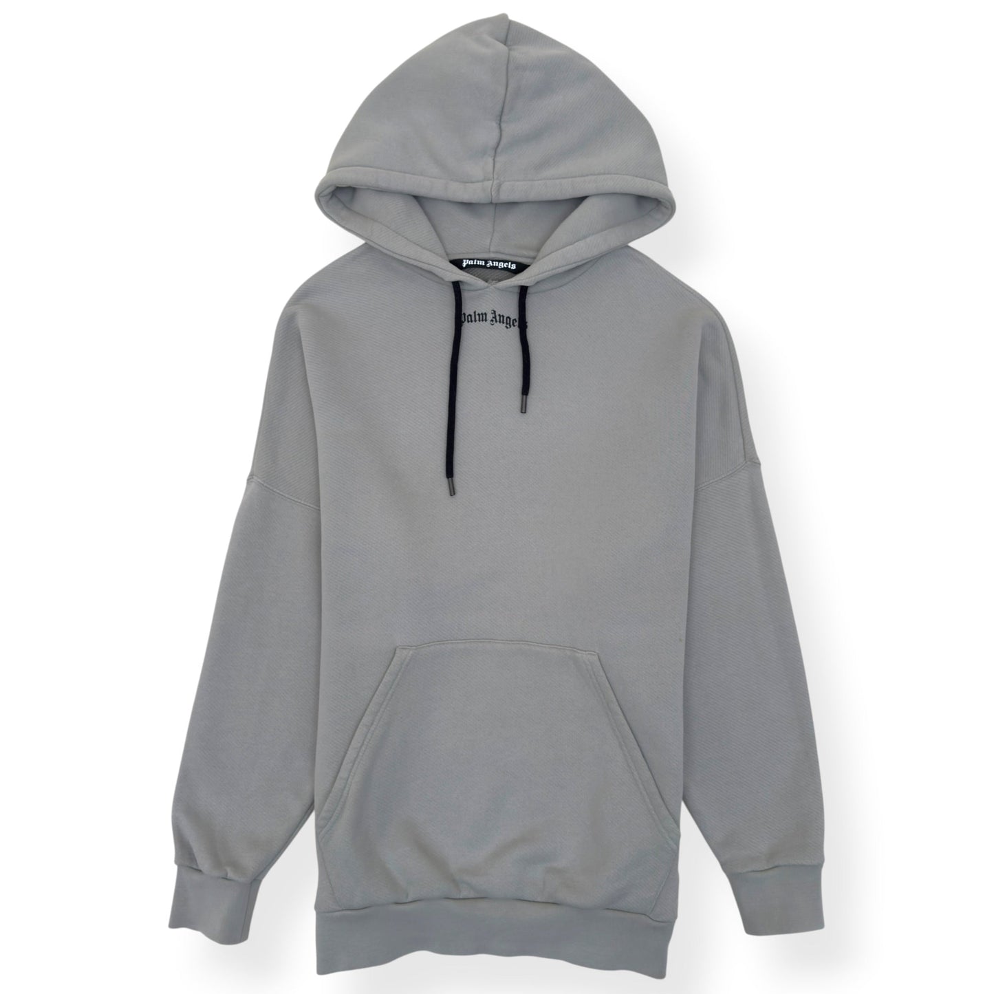 PALM ANGELS PULLOVER HOODIE GREY / BLACK L | Large, Black