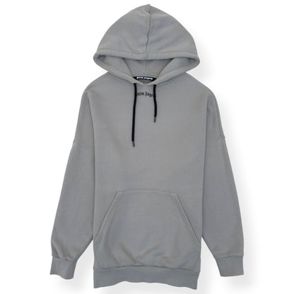 PALM ANGELS PULLOVER HOODIE GREY / BLACK L | Large, Black