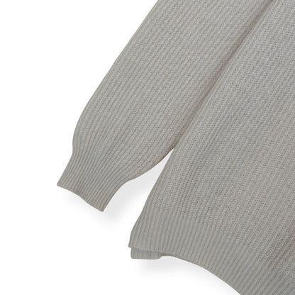 THOM SWEENEY CASHMERE CREW NECK SWEATER M | Medium, Ivory