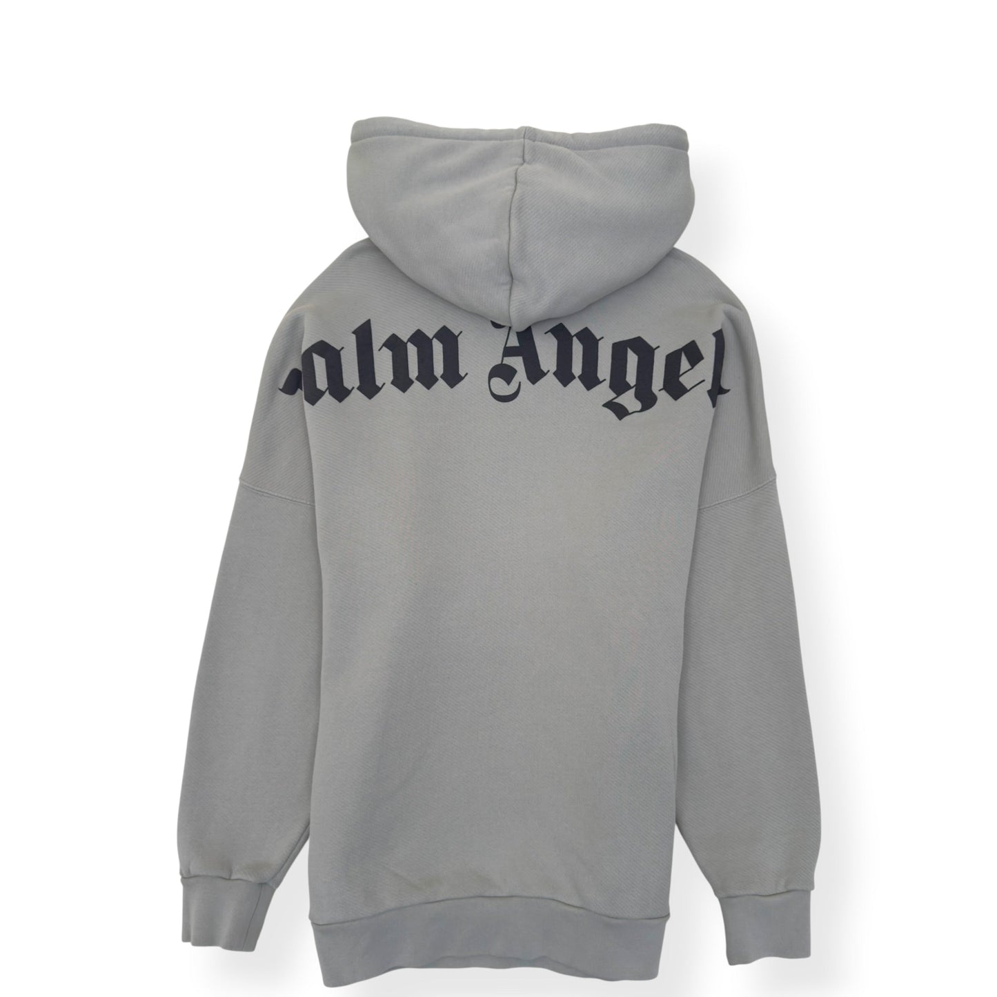 PALM ANGELS PULLOVER HOODIE GREY / BLACK L | Large, Black
