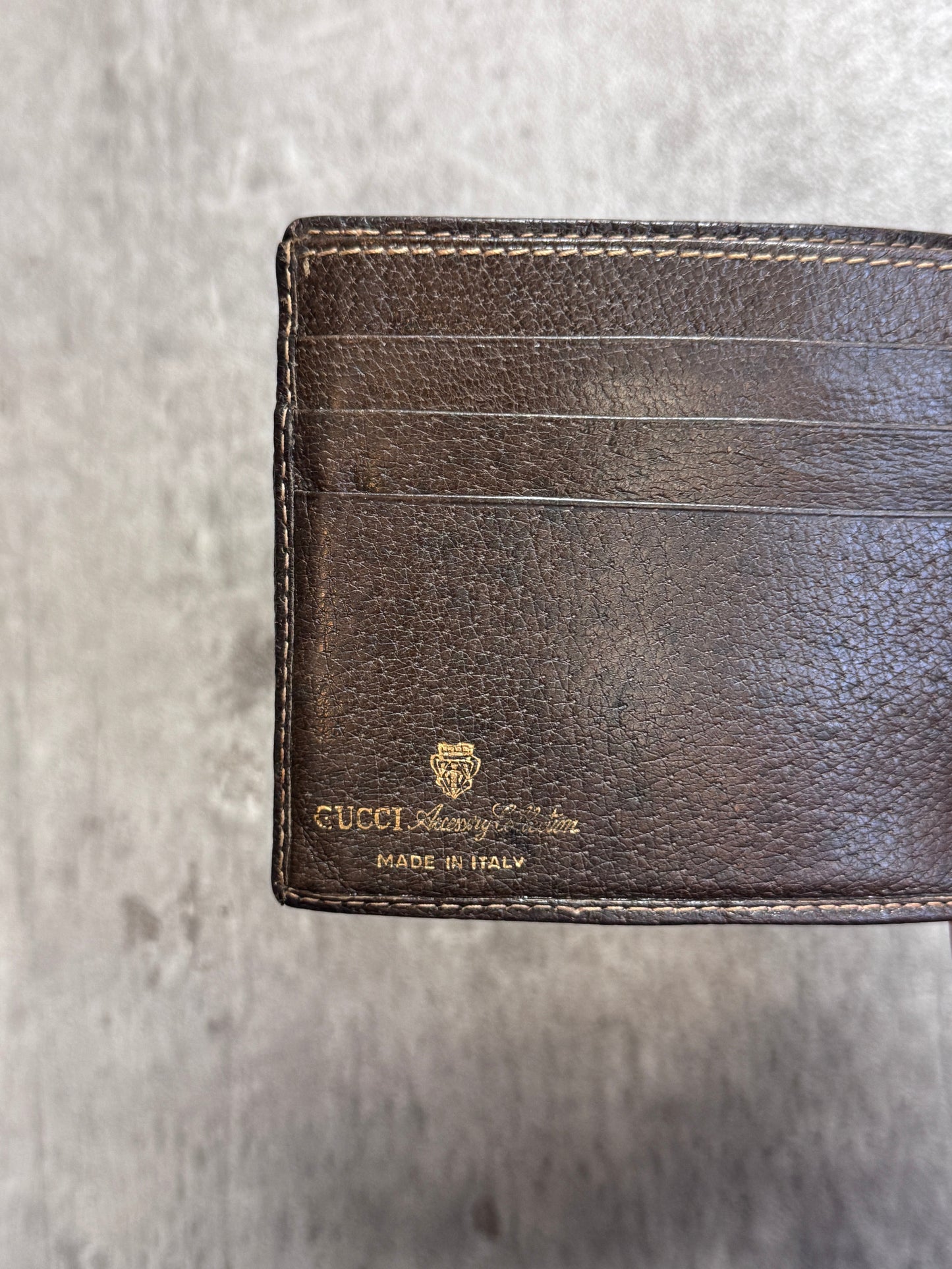 Gucci Ophidia GG Signature Stripe Canvas Wallet