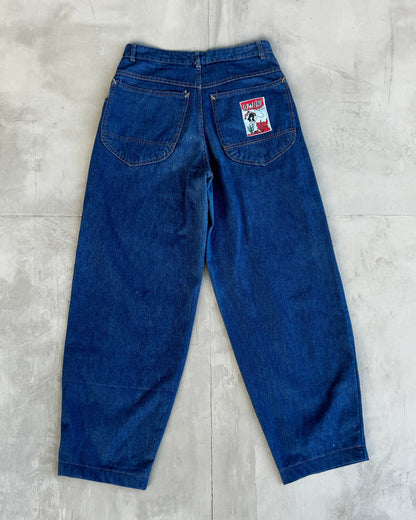 MARITHE FRANCOIS GIRBAUD 'CLOSED' 80'S DENIM BALLOON JEANS - W30"