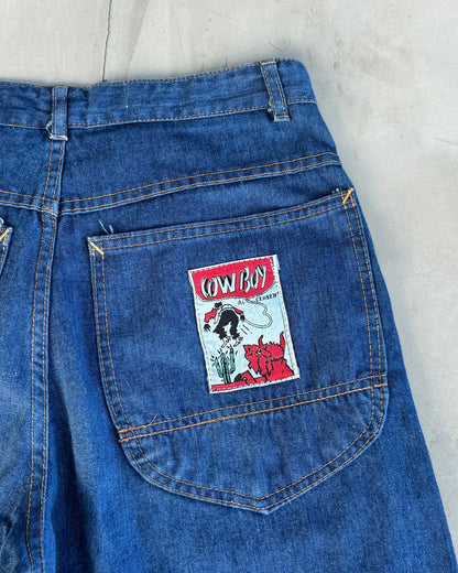 MARITHE FRANCOIS GIRBAUD 'CLOSED' 80'S DENIM BALLOON JEANS - W30"