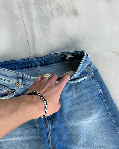 DIESEL DENIM STRAIGHT-LEG JEANS - W31"