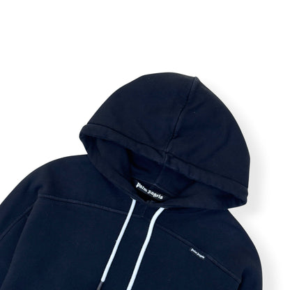 PALM ANGELS BURNING LOGO HOODIE BLACK / WHITE L | Large, Black