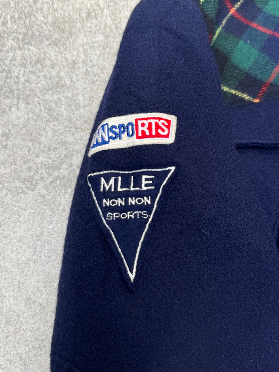 Issey Myake Mademoiselle non non Sports Wool Bomber Jacket