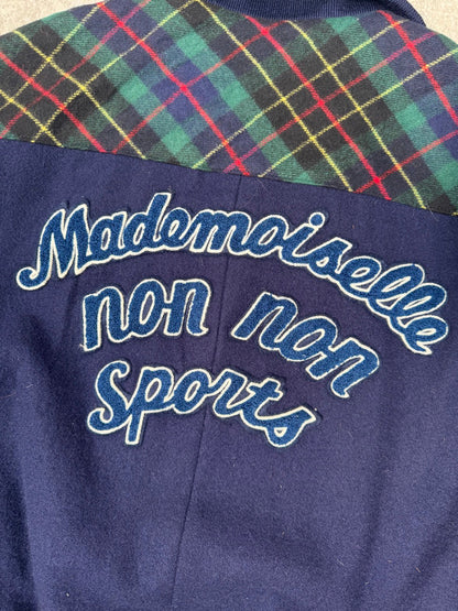 Issey Myake Mademoiselle non non Sports Wool Bomber Jacket