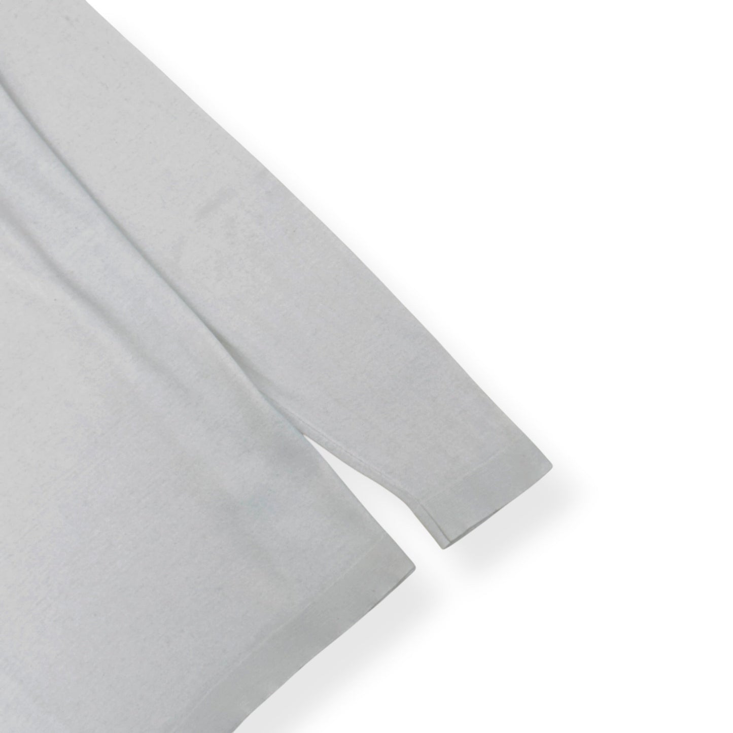 THOM SWEENEY COTTON / CASHMERE LONG SLEEVE T-SHIRT WHITE L | Large, White