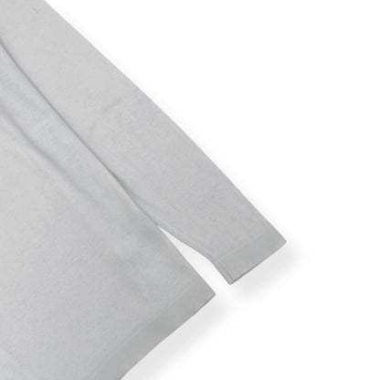 THOM SWEENEY COTTON / CASHMERE LONG SLEEVE T-SHIRT WHITE L | Large, White