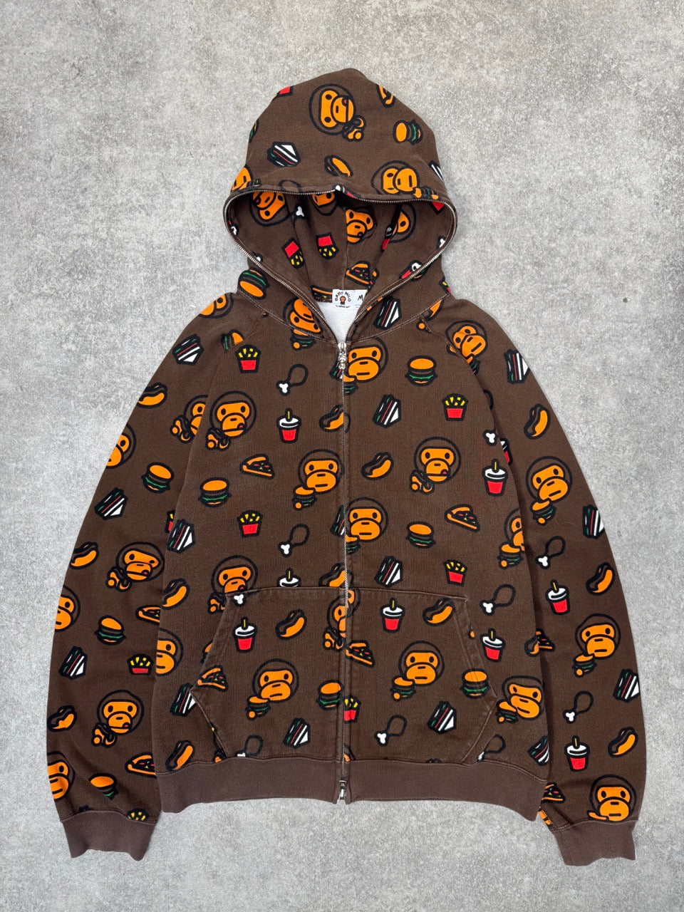 2006 Bape Bbay Milo 'Junk Food' Full Zip Hooded Jacket
