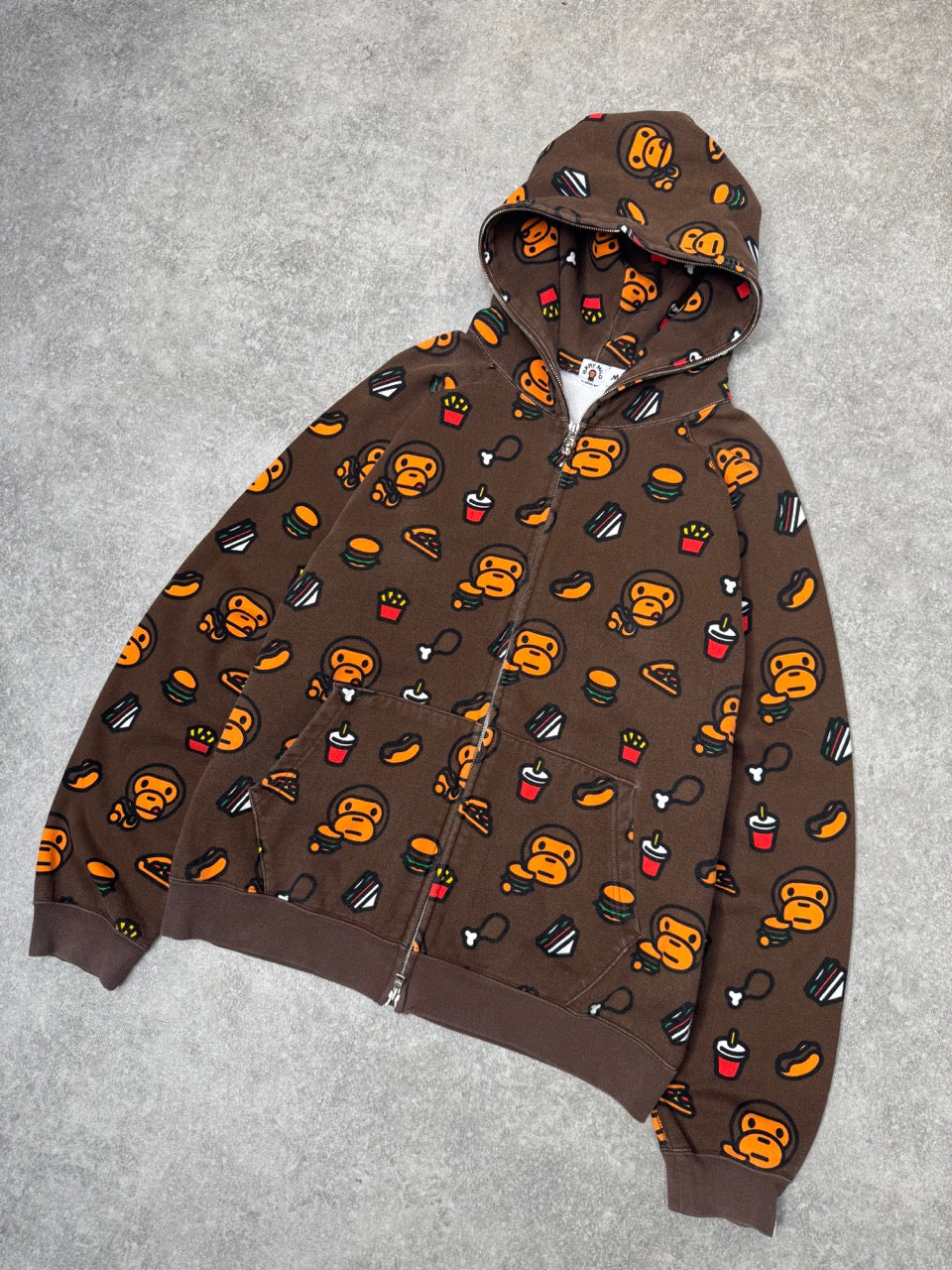 2006 Bape Bbay Milo 'Junk Food' Full Zip Hooded Jacket