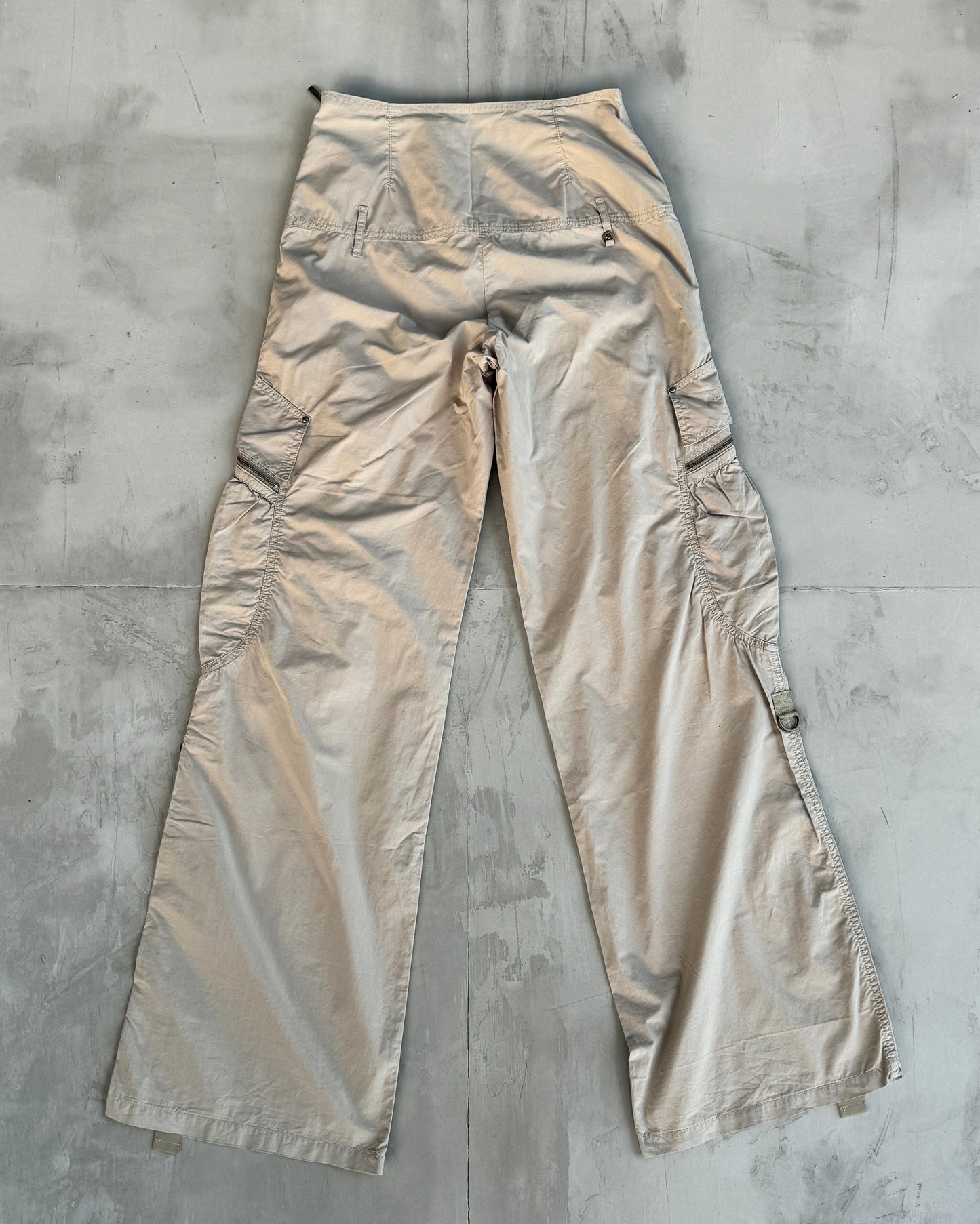 COP COPINE 2000'S WIDE LEG CARGO TROUSERS - M