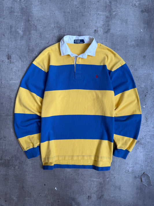 Polo Ralph Lauren (Kanye West) Striped LS Rugby Shirt | Extra Large, Multicoloured