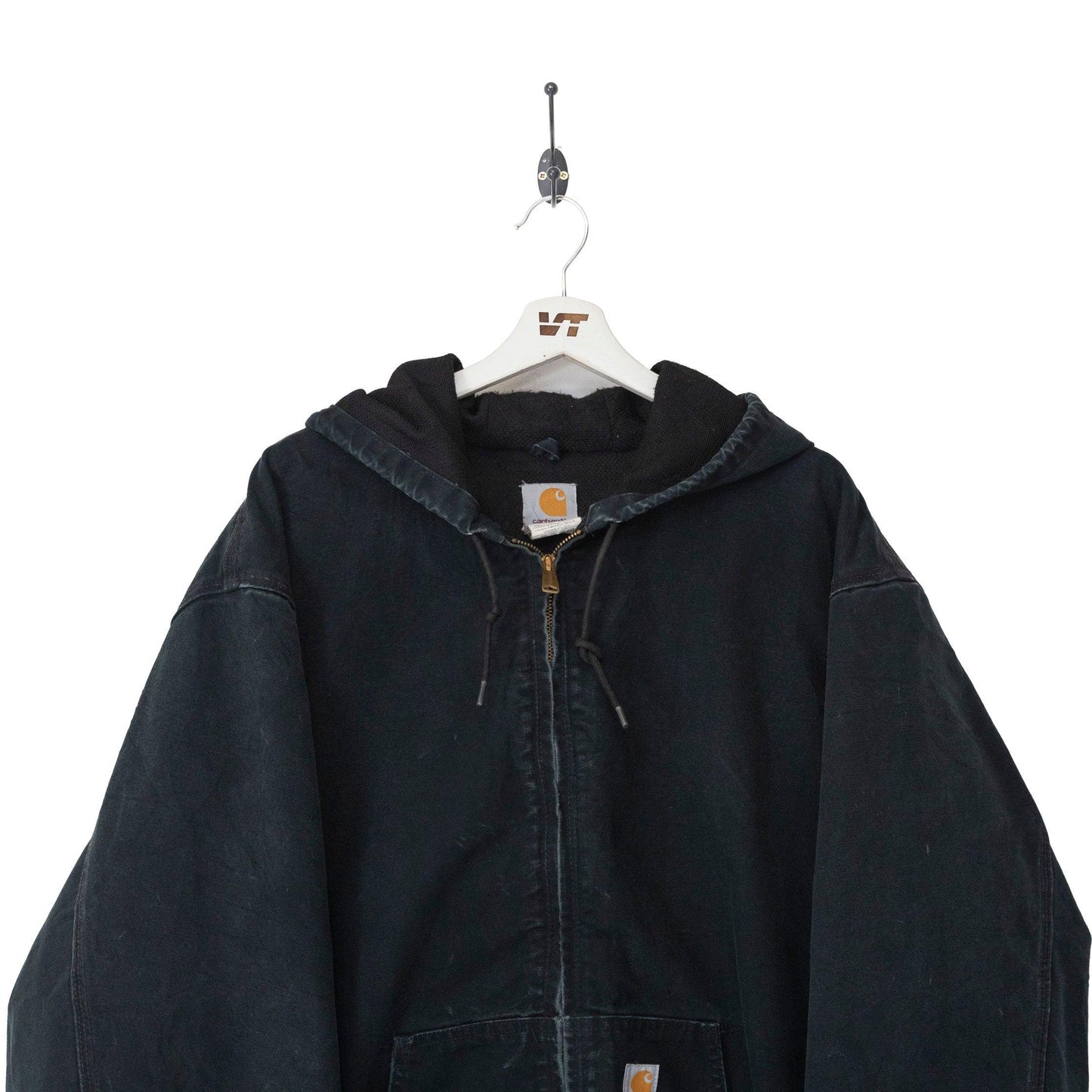 Carhartt Hooded Denim Workwear Jacket