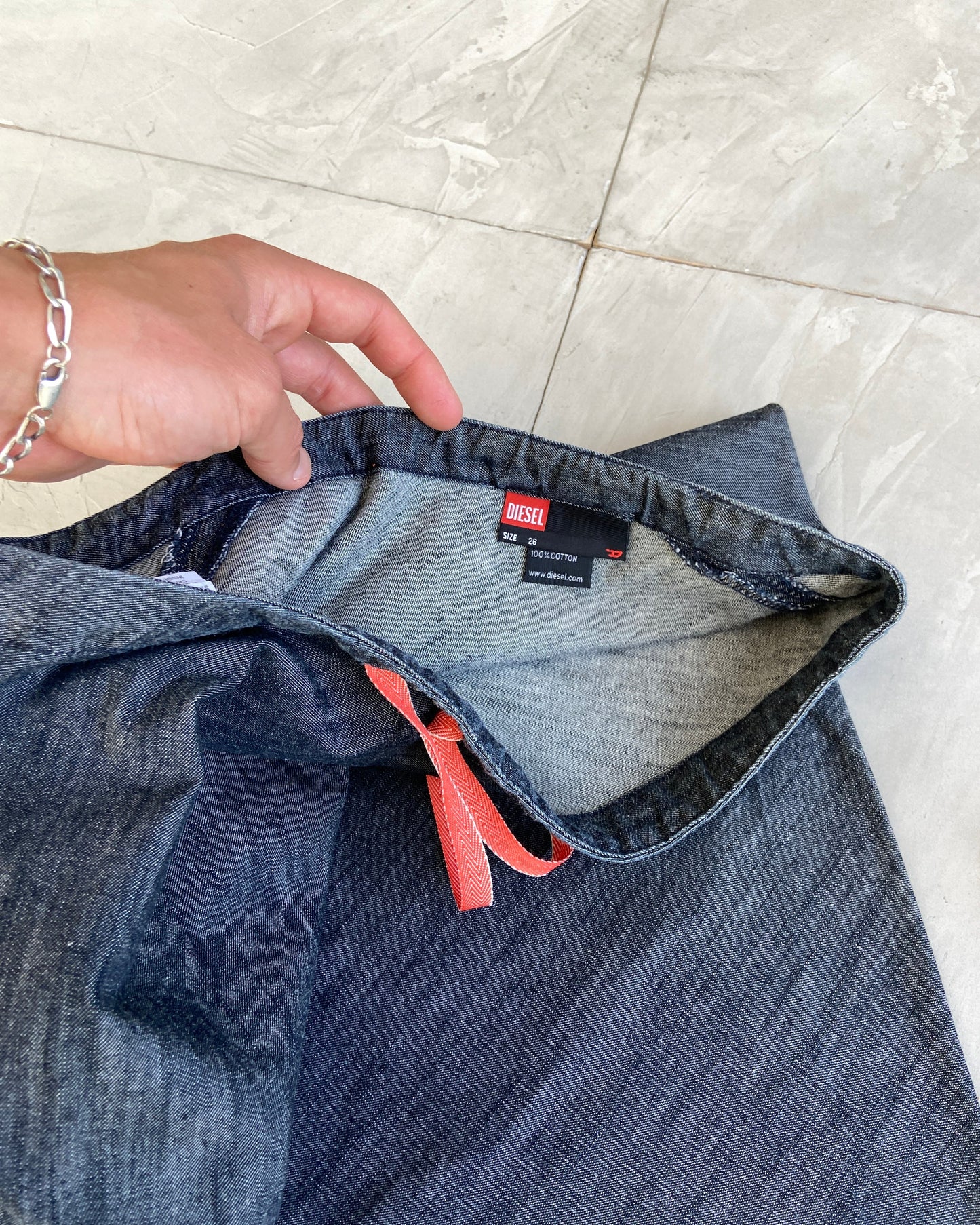 DIESEL DENIM 2-PIECE SKIRT & SHIRT SET - S/M