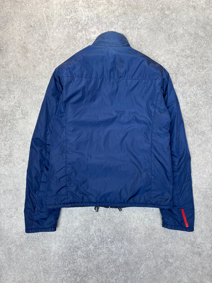 2008 Prada Reversible Blue Nylon Jacket