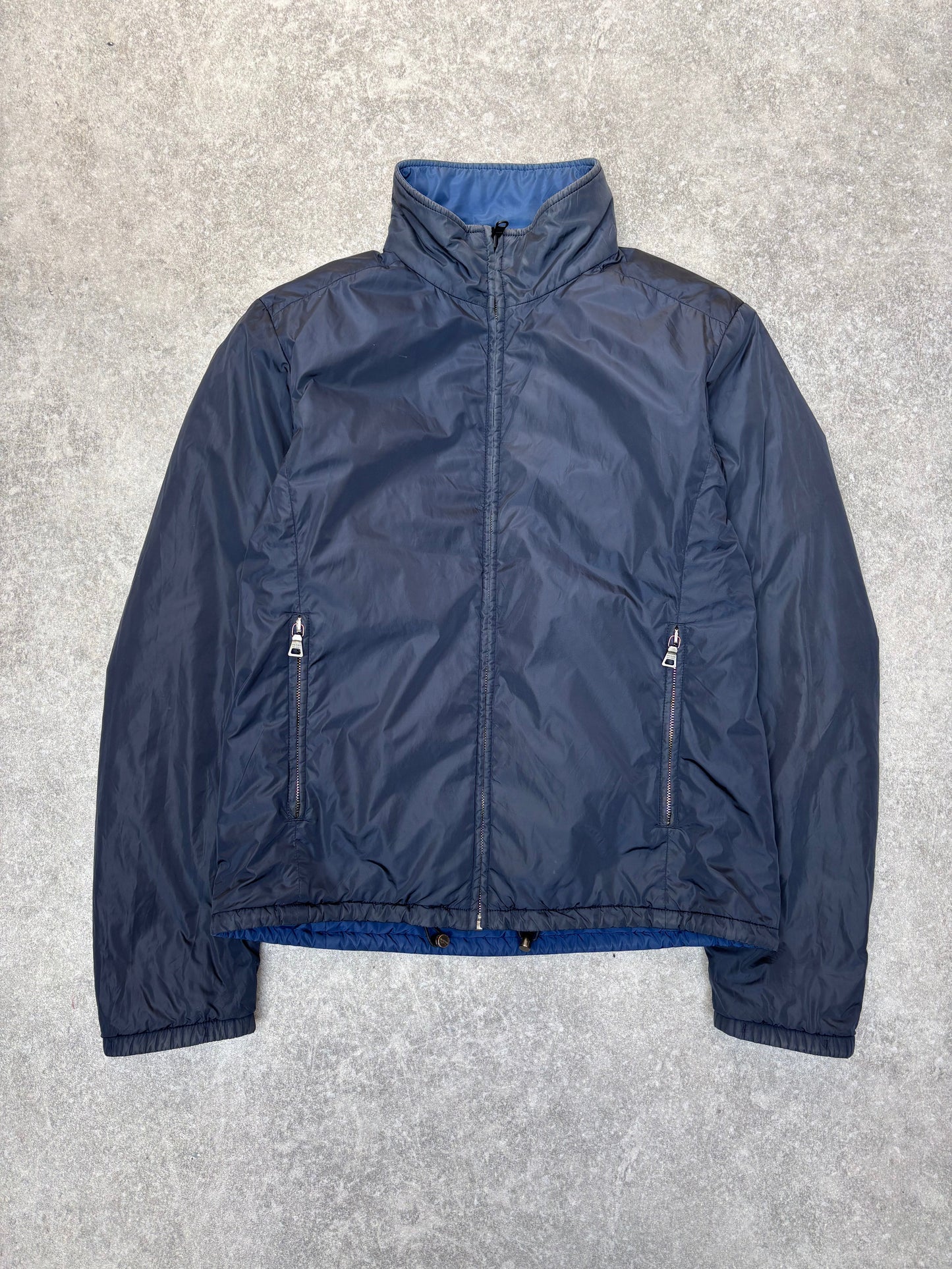2008 Prada Reversible Blue Nylon Jacket