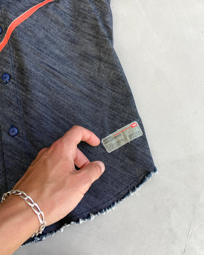 DIESEL DENIM 2-PIECE SKIRT & SHIRT SET - S/M