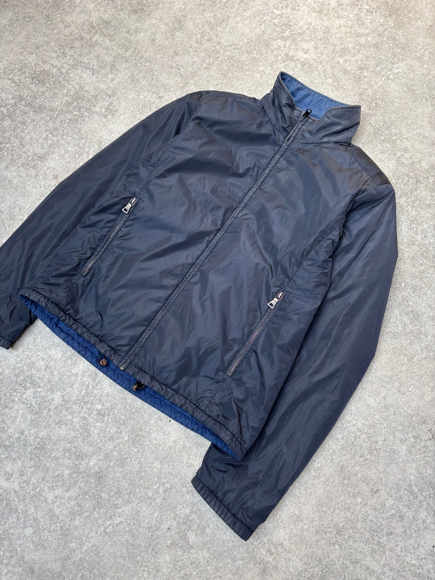 2008 Prada Reversible Blue Nylon Jacket