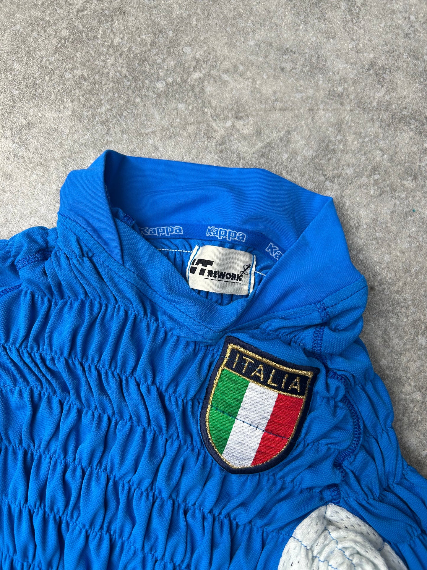 VT Rework: Italia Ruched Rework Football Top SC:5782