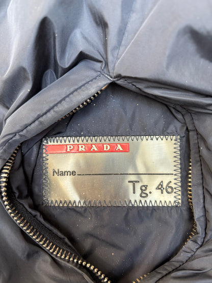 2008 Prada Reversible Blue Nylon Jacket