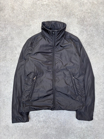 2011 Prada Black Full Zip Nylon Jacket