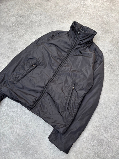 2011 Prada Black Full Zip Nylon Jacket