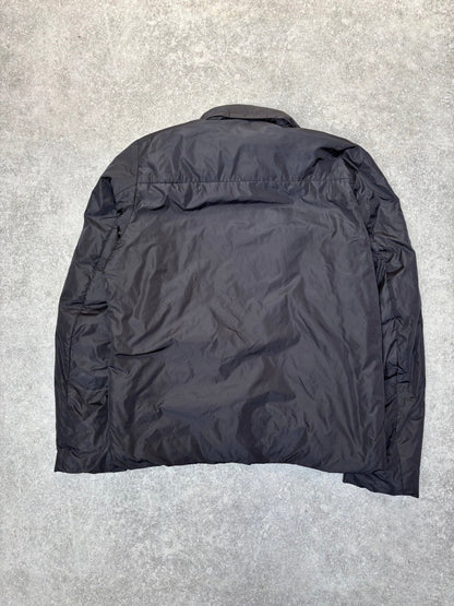 2011 Prada Black Full Zip Nylon Jacket