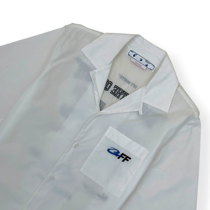 OFF-WHITE EXACT OPP HOLIDAY SHIRT WHITE L | Large, White