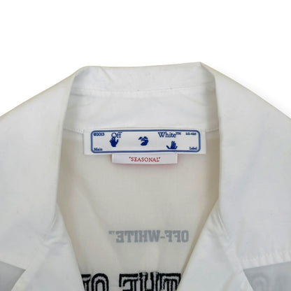 OFF-WHITE EXACT OPP HOLIDAY SHIRT WHITE L | Large, White