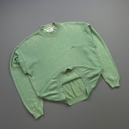 Armani Jeans Mint Green 90s Knit Jumper | X-Large, Green