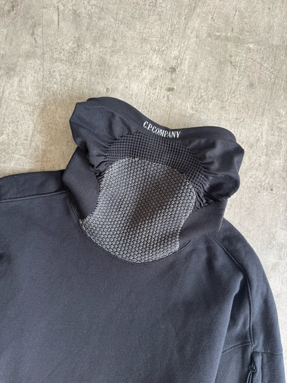 A/W 2020 C.P. Company Mask Highneck Spellout Sweater | Medium, Multicoloured