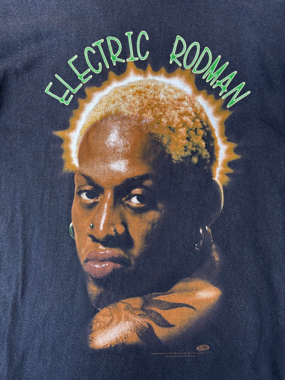 1997 Dennis Rodman 'Electric Rodman' Graphic Tee