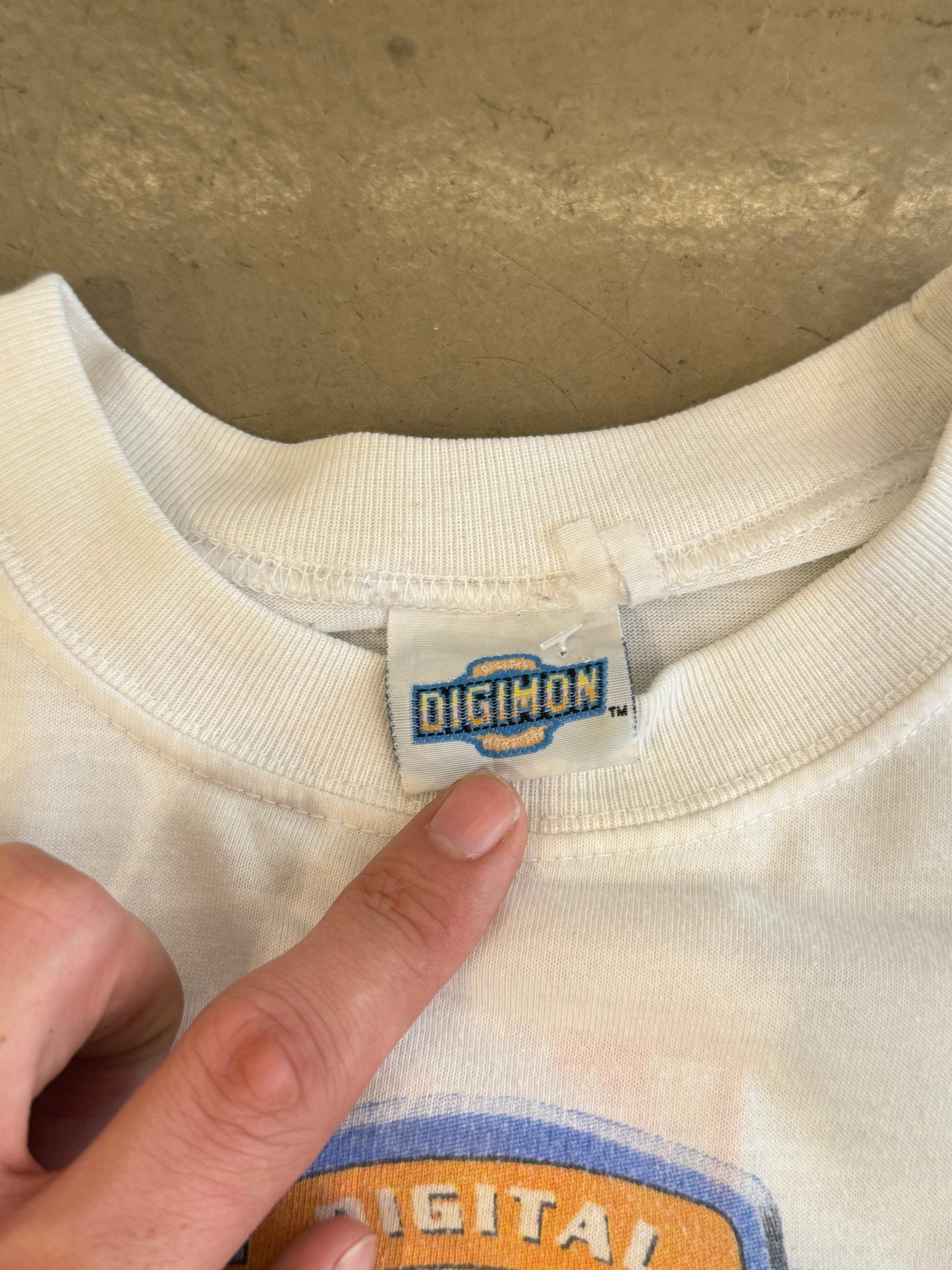 1999 Digimon Monsters Baby Tee