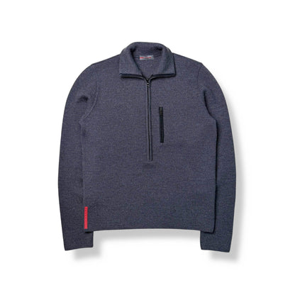 Prada Sport Half Zip Knit Jumper (S)