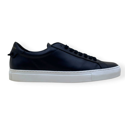 GIVENCHY URBAN STREET LEATHER SNEAKER BLACK 42 / UK8 | UK 8, Black