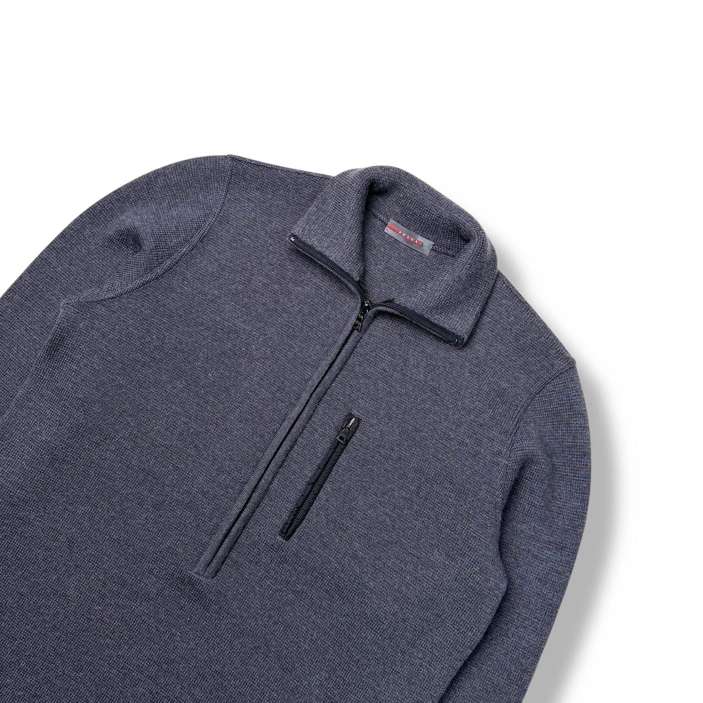 Prada Sport Half Zip Knit Jumper (S)