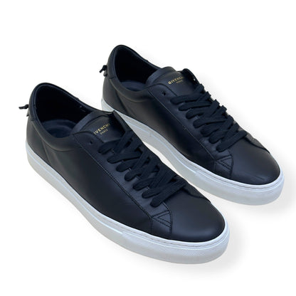 GIVENCHY URBAN STREET LEATHER SNEAKER BLACK 42 / UK8 | UK 8, Black