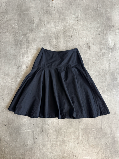 A/D 2019 Comme Des Garçons Tricot Black Cotton Midi Skirt | UK10, Multicoloured