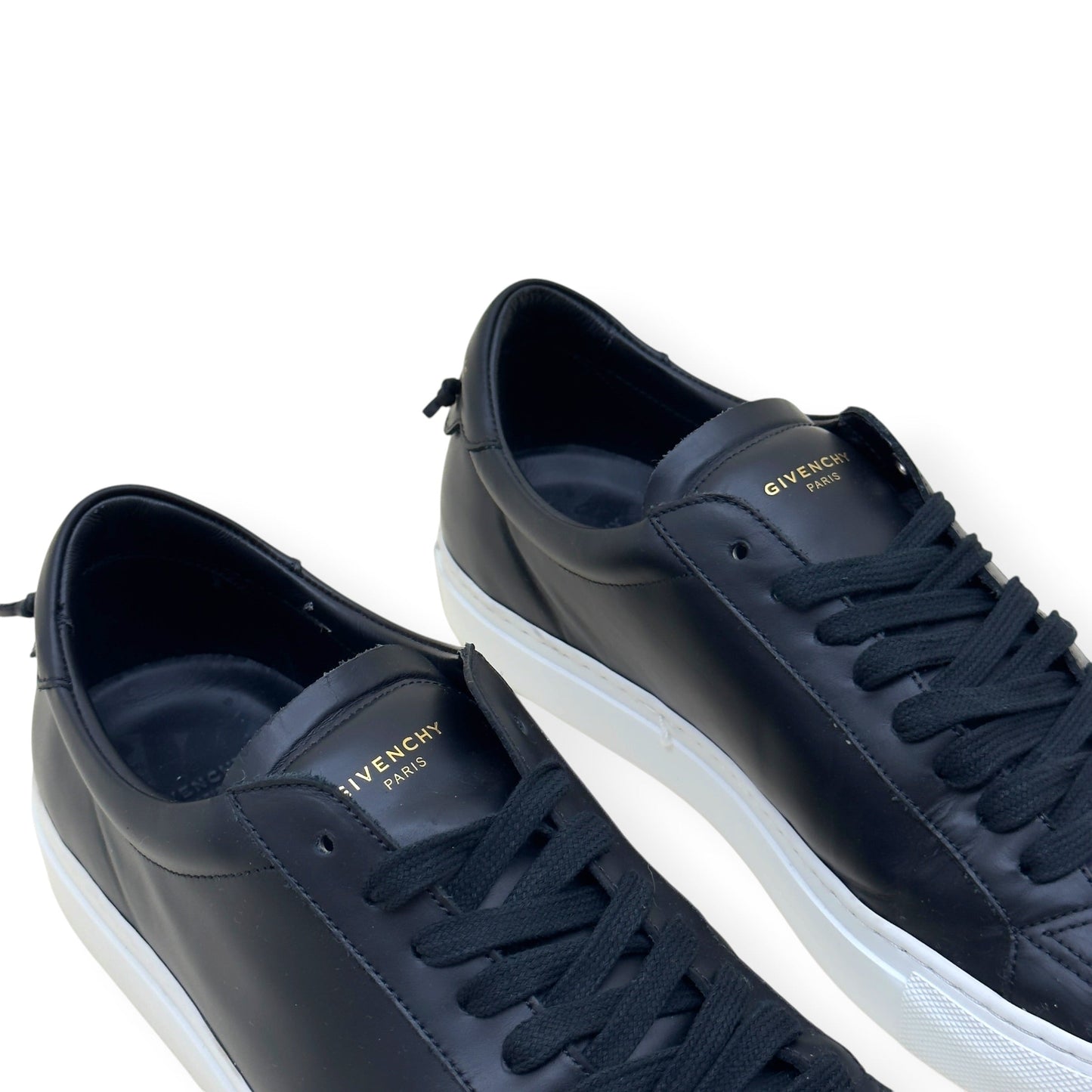 GIVENCHY URBAN STREET LEATHER SNEAKER BLACK 42 / UK8 | UK 8, Black