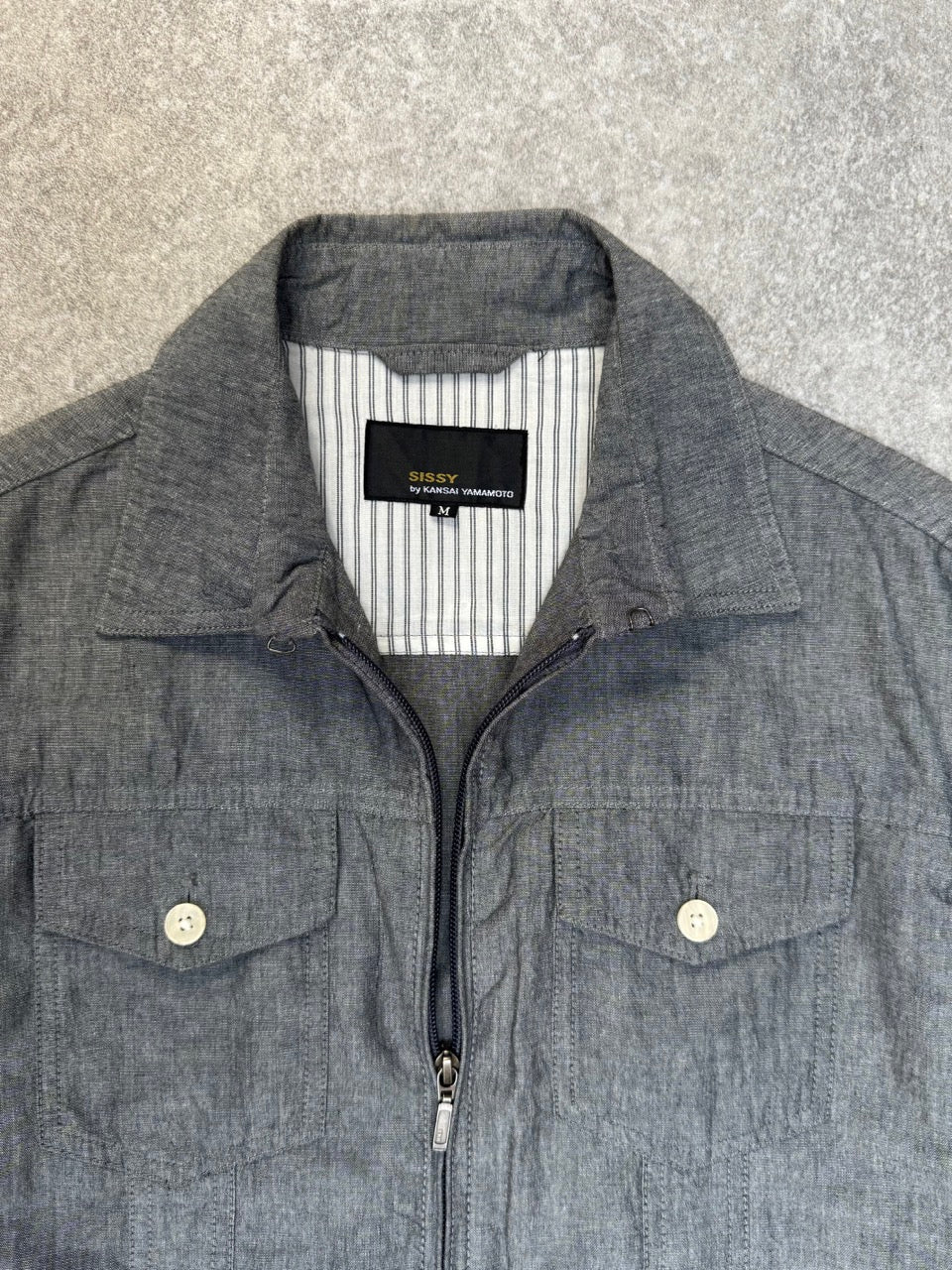 Sissy by Kansai Yamamoto Multipocket Grey Lightweight Jacket