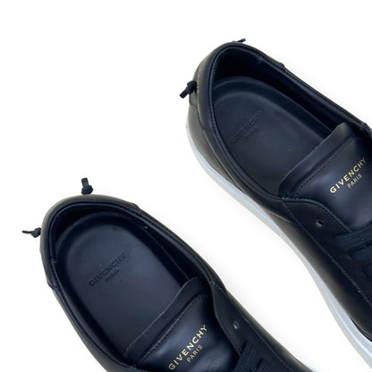 GIVENCHY URBAN STREET LEATHER SNEAKER BLACK 42 / UK8 | UK 8, Black