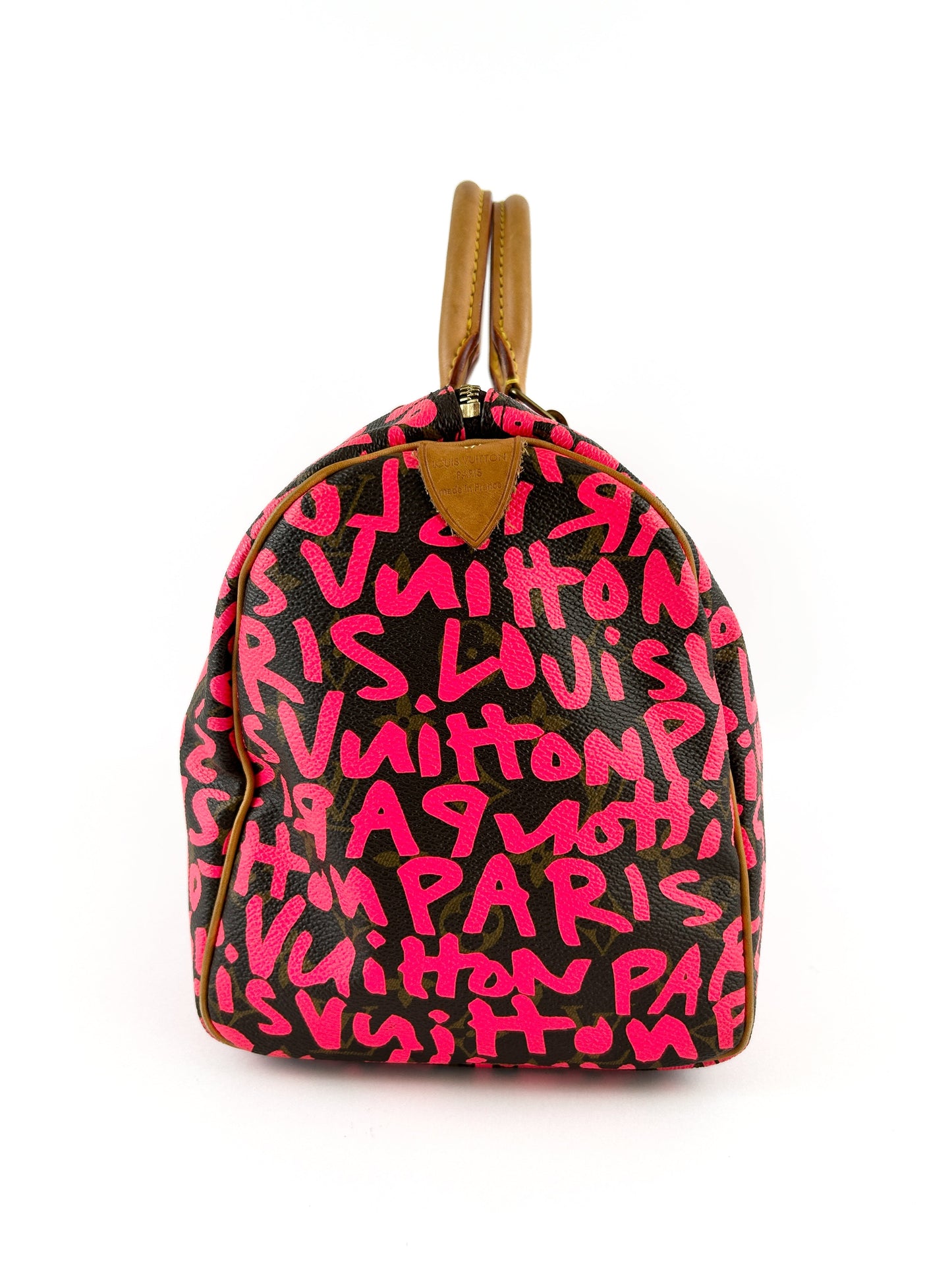 Louis Vuitton x Stephen Sprouse Pink Graffiti Speedy 30 Handbag (RARE) (2008) | O/S, Multicoloured