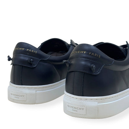 GIVENCHY URBAN STREET LEATHER SNEAKER BLACK 42 / UK8 | UK 8, Black