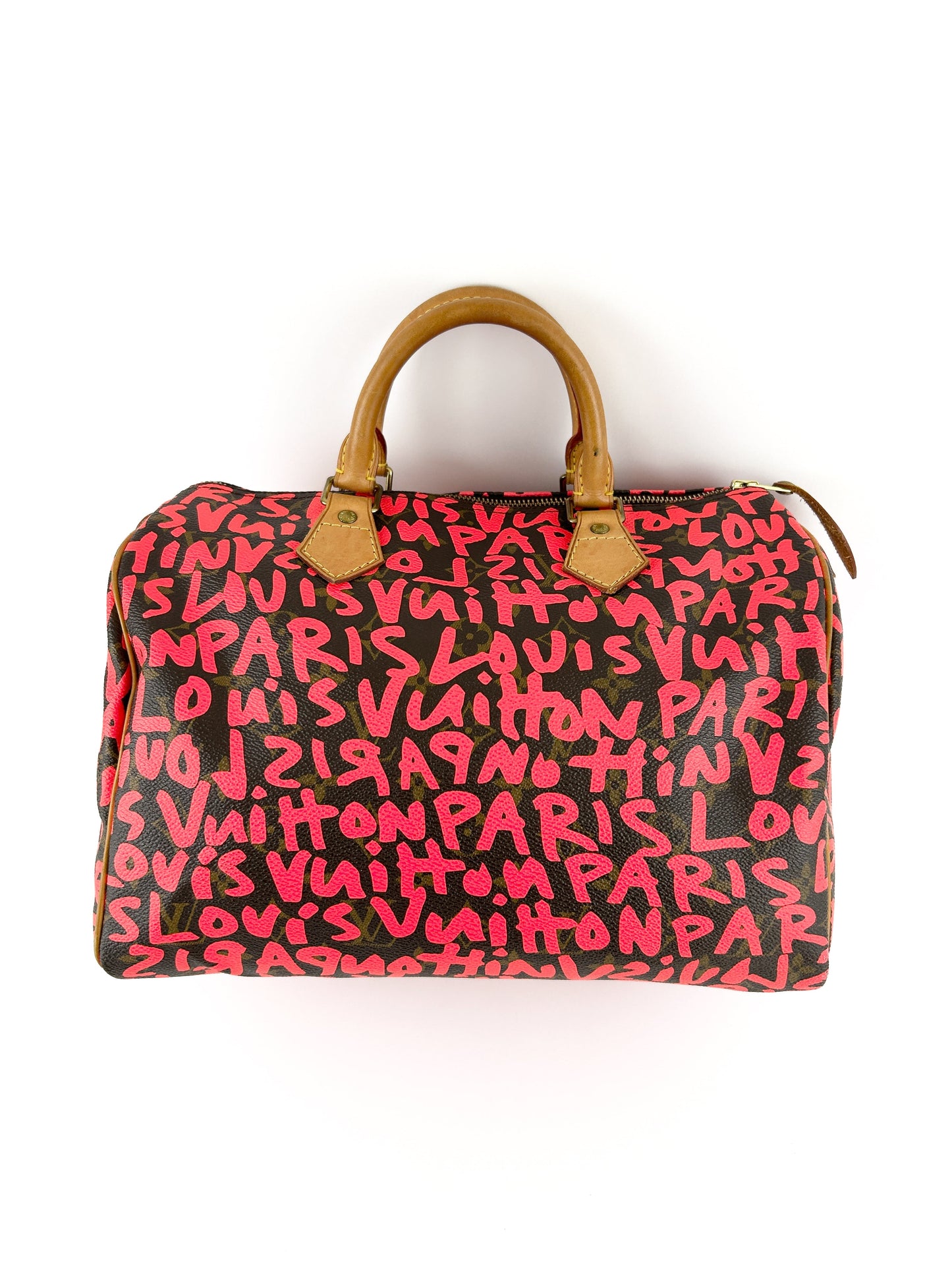 Louis Vuitton x Stephen Sprouse Pink Graffiti Speedy 30 Handbag (RARE) (2008) | O/S, Multicoloured