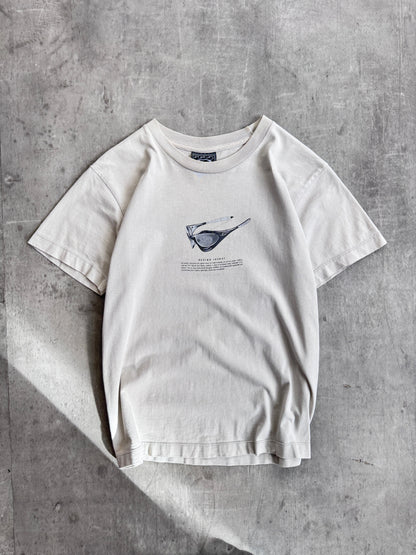 2000s Oakley 'Racing Jacket' Beige Tee