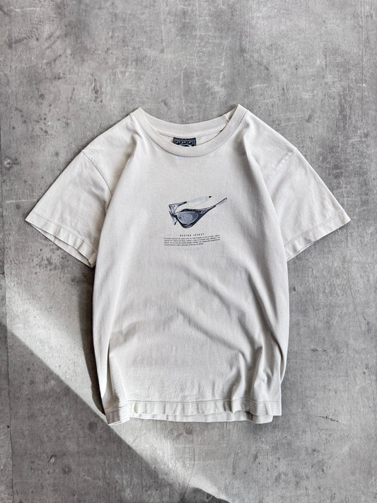 2000s Oakley 'Racing Jacket' Beige Tee
