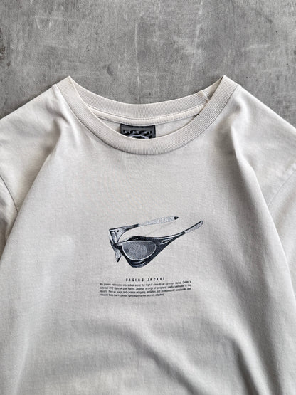 2000s Oakley 'Racing Jacket' Beige Tee