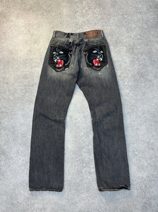 Ed Hardy Jaguar Pocket Jeans