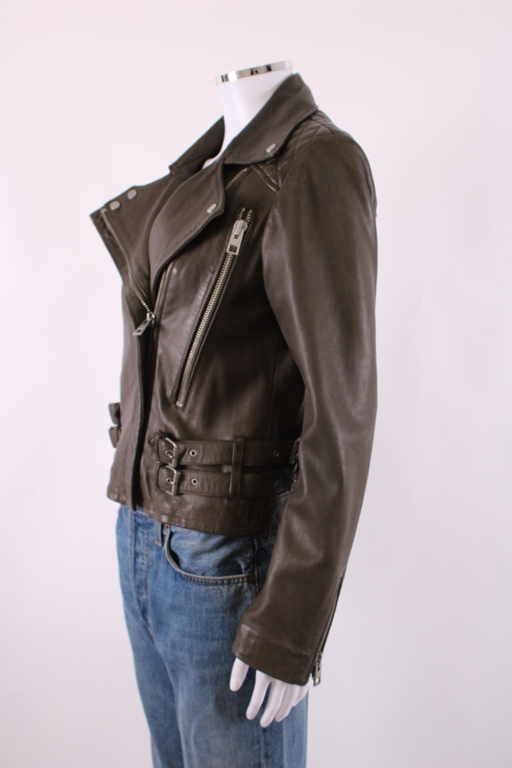 All Saints Eva Jacket Khaki 10 | Default Title, Khaki